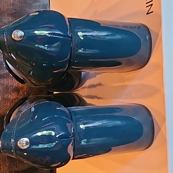 Nine West - Never Been Worn - Verge3 - Dark Blue - Size 10 - Chunky Heel - Picture 2 of 8